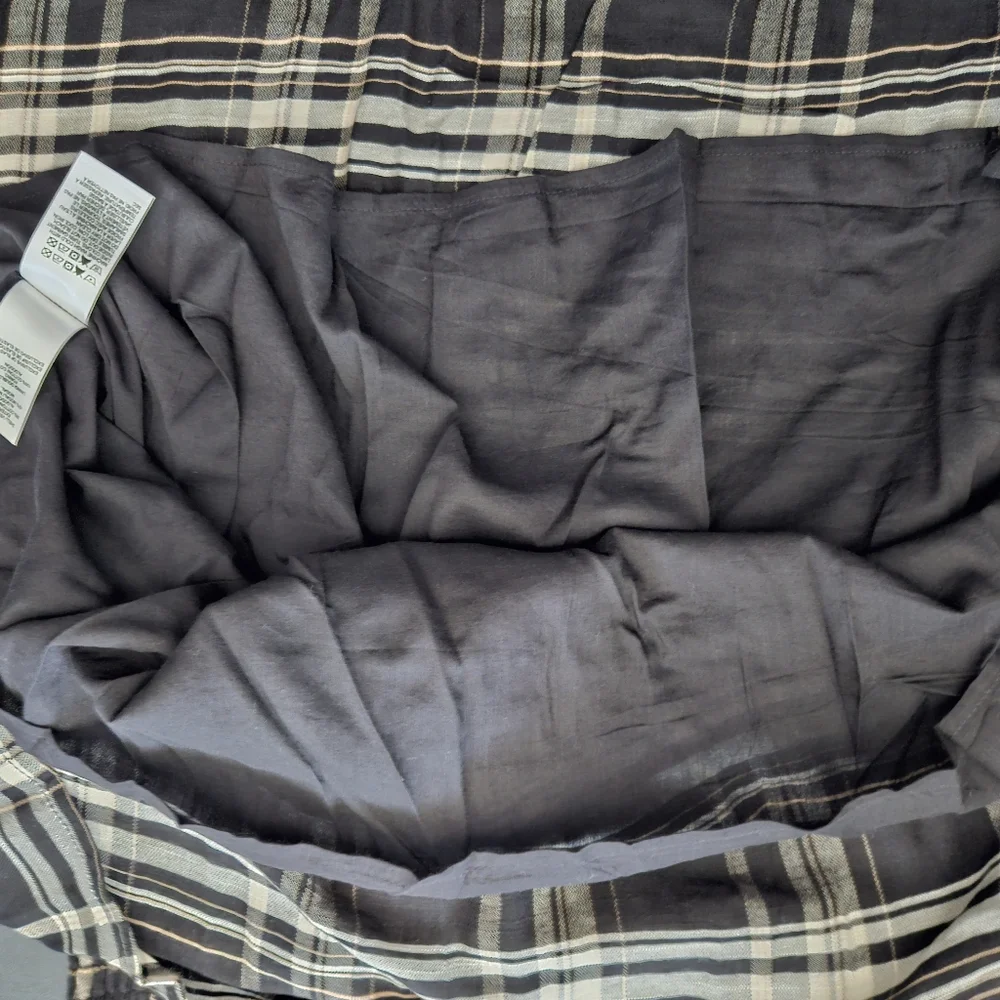 NWT - Lucky Brand Cotton/Modal Fully Lined Smocked Waist Midi Dress - Size L - Picture 13 of 16